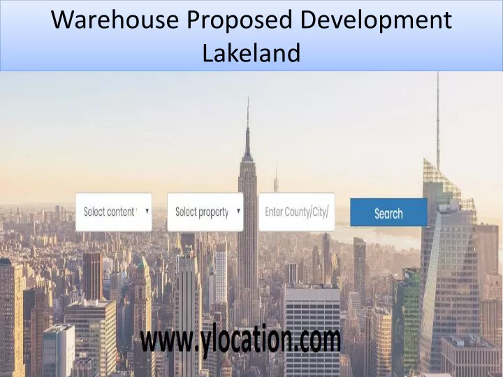 warehouse proposed development lakeland n.