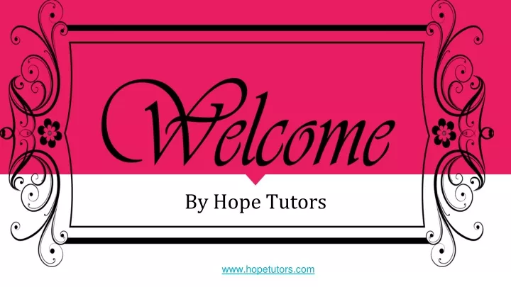 by hope tutors n.