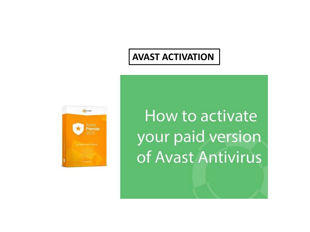 how to get activation code for avast