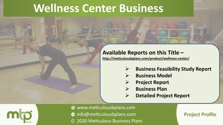 wellness center business n.