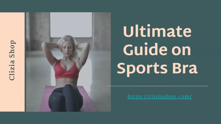 ultimate guide on sports bra n.