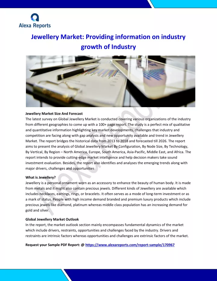 jewellery market providing information n.