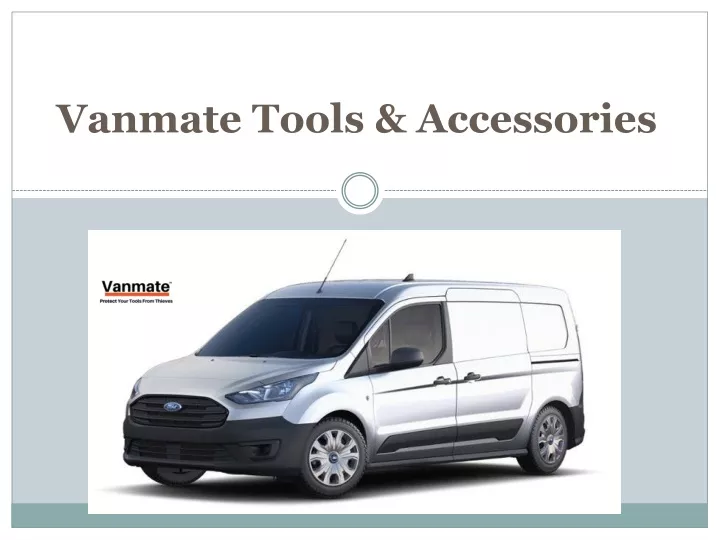 vanmate tools accessories n.