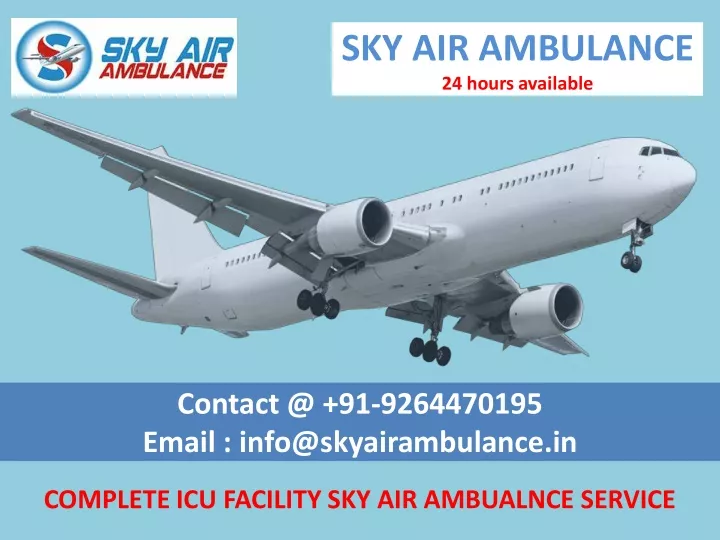 sky air ambulance 24 hours available n.