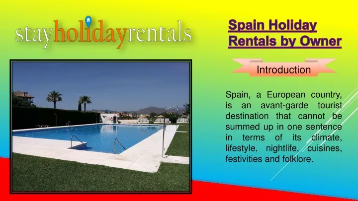 spain holiday rentals by owner n.
