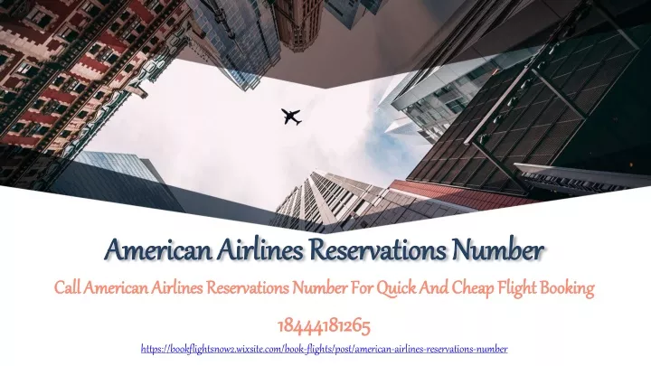 american airlines reservations number n.