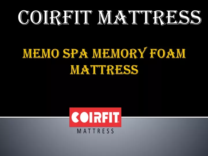 coirfit mattress n.