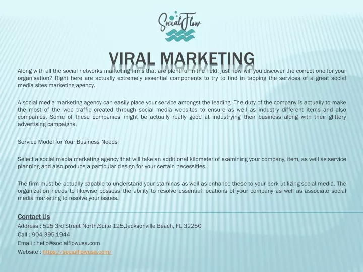 viral marketing n.