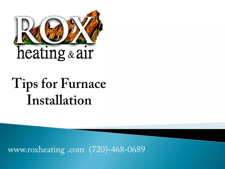 tips for furnace installation n.