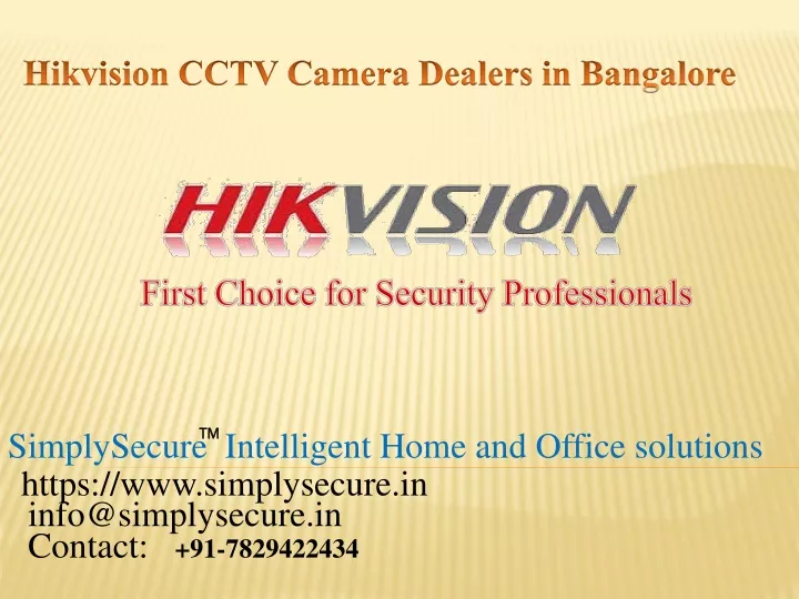 hikvision cctv c amera dealers in bangalore n.