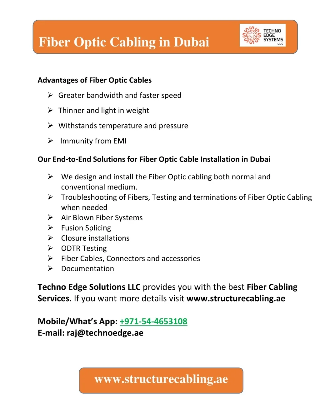 PPT - What are the Advantages of Fiber Optic Cables PowerPoint ...