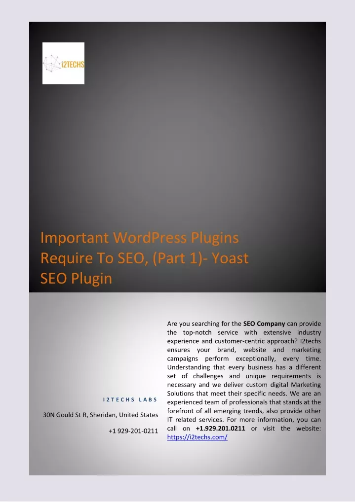 important wordpress plugins require to seo part n.