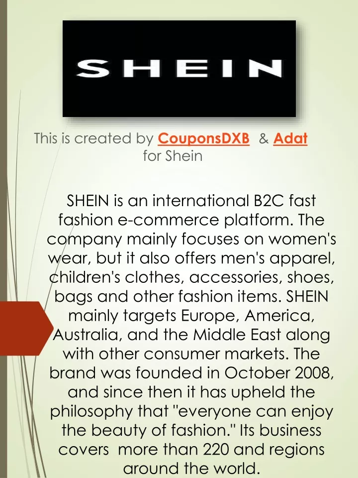 PPT Where to Find Shein Coupon Code PowerPoint Presentation, free