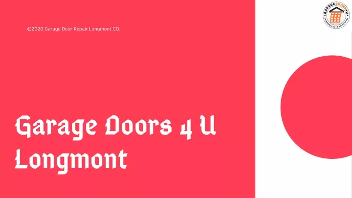 2020 garage door repair longmont co n.