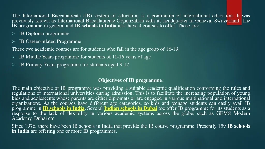 PPT - Indian Schools in Dubai PowerPoint Presentation, free download ...