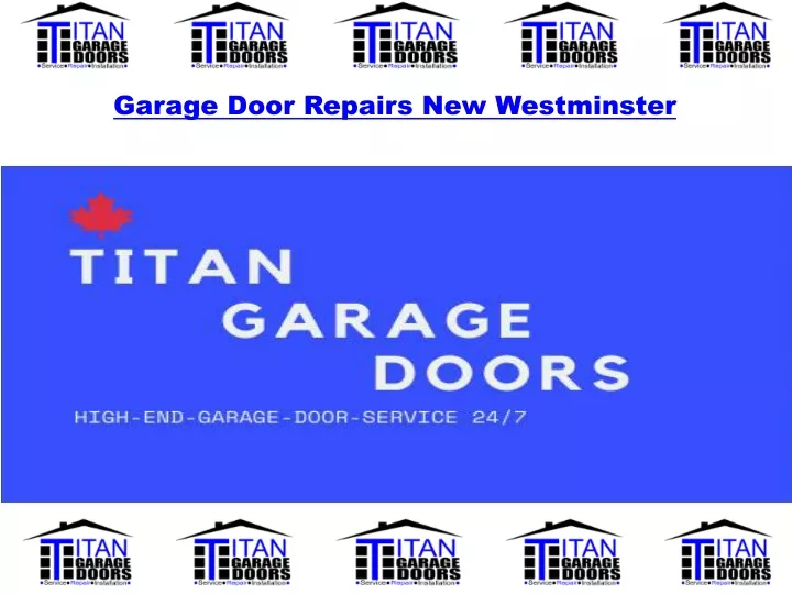 garage door repairs new westminster n.