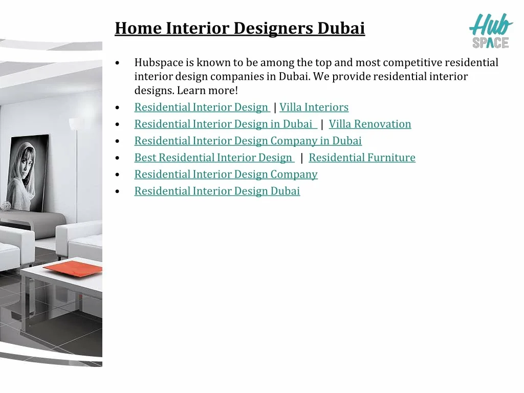 PPT - Residential Interior Design in Dubai PowerPoint Presentation ...