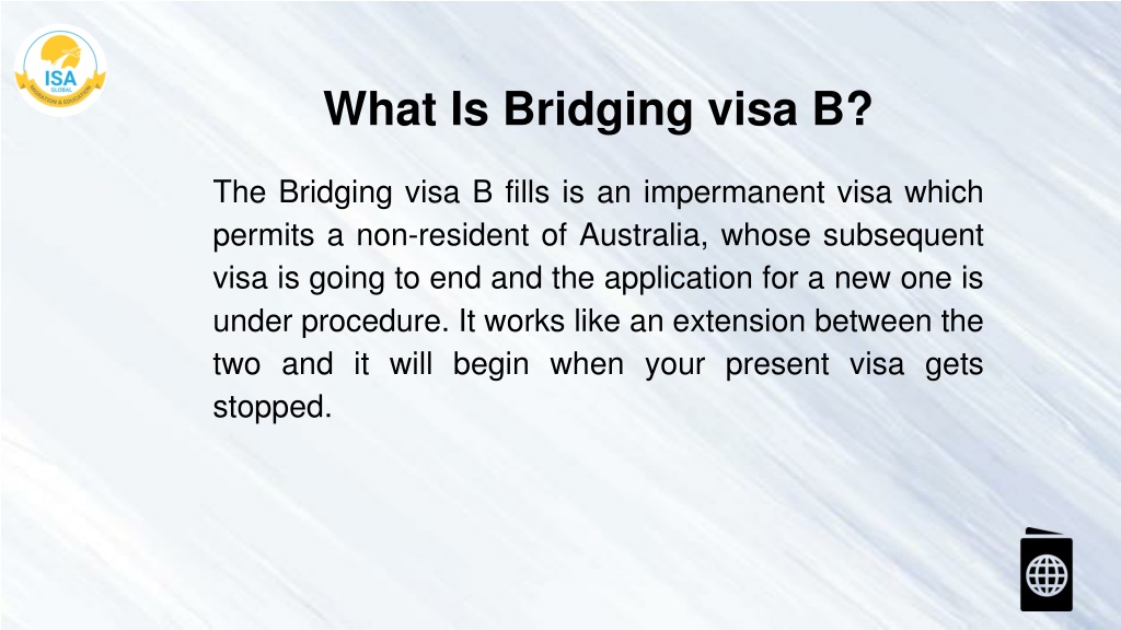 PPT - Striking Facts About The Bridging Visa B 020 PowerPoint ...