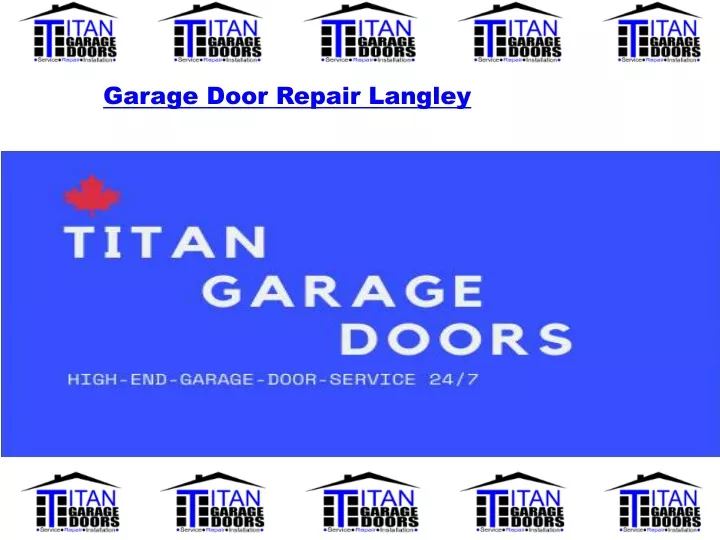 garage door repair langley n.