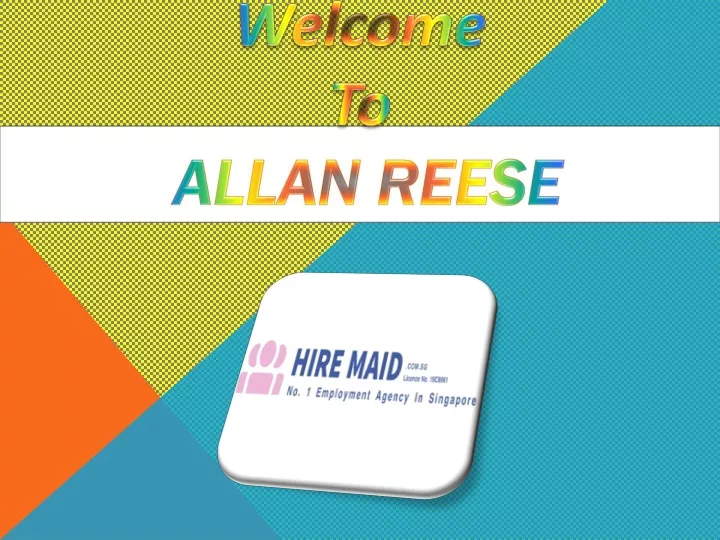welcome to allan reese n.