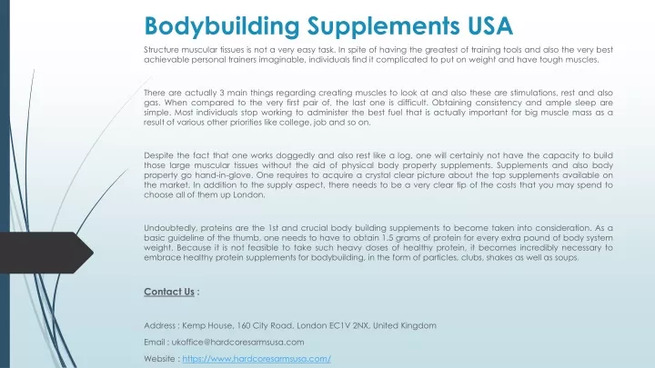 bodybuilding supplements usa n.