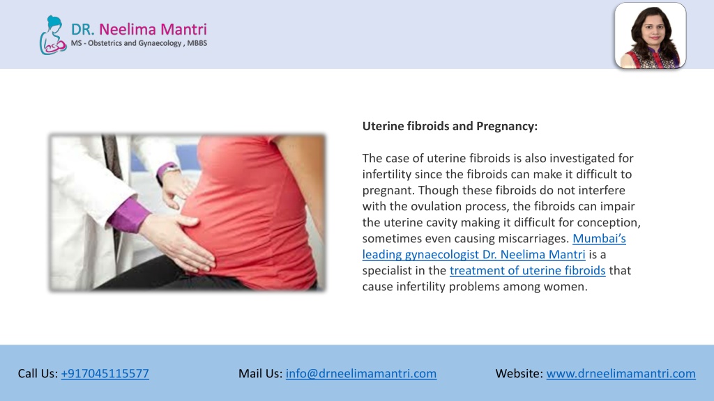 Ppt Uterine Fibroids Symptoms And Treatment By Dr Neelima Mantri Powerpoint Presentation Id 