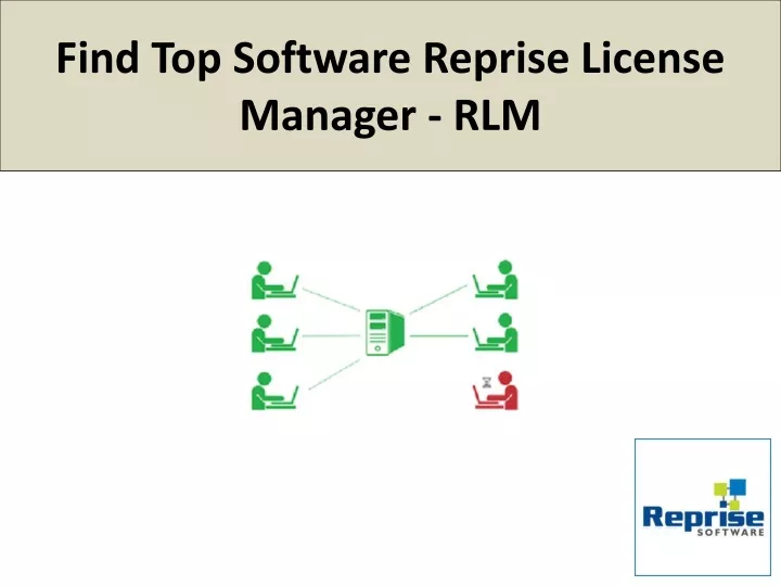 find top software reprise l icense manager rlm n.