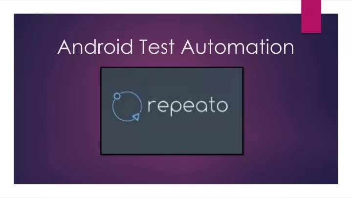 android test automation n.