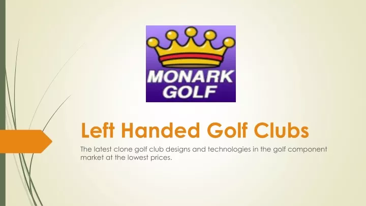 left handed golf clubs n.