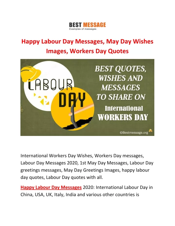 happy labour day messages may day wishes images n.