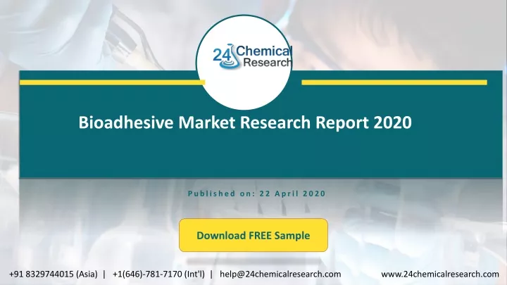 bioadhesive market research report 2020 n.