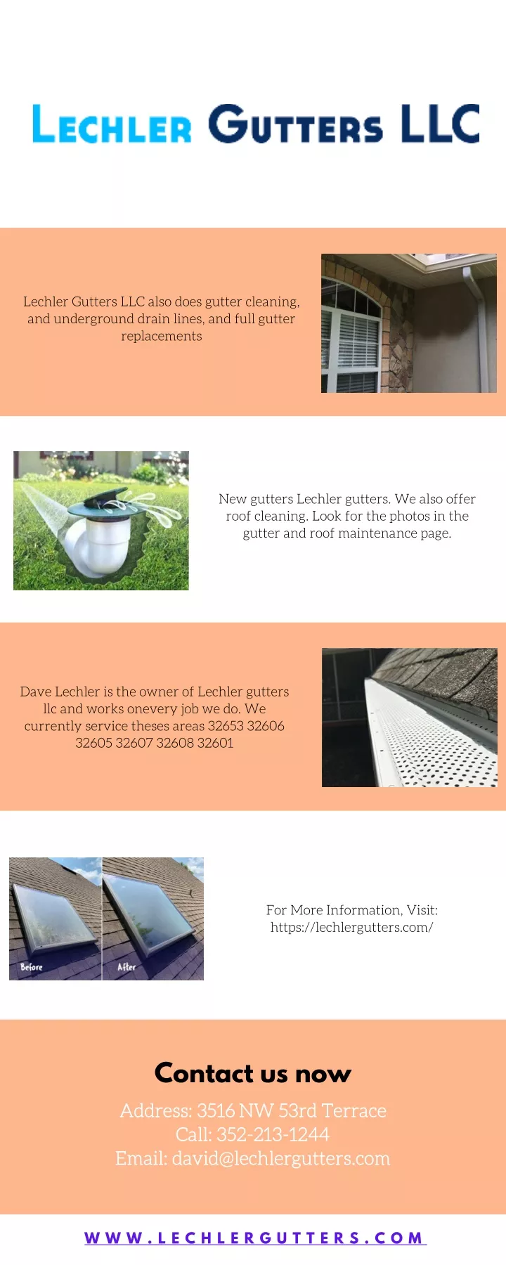 lechler gutters llc also does gutter cleaning n.