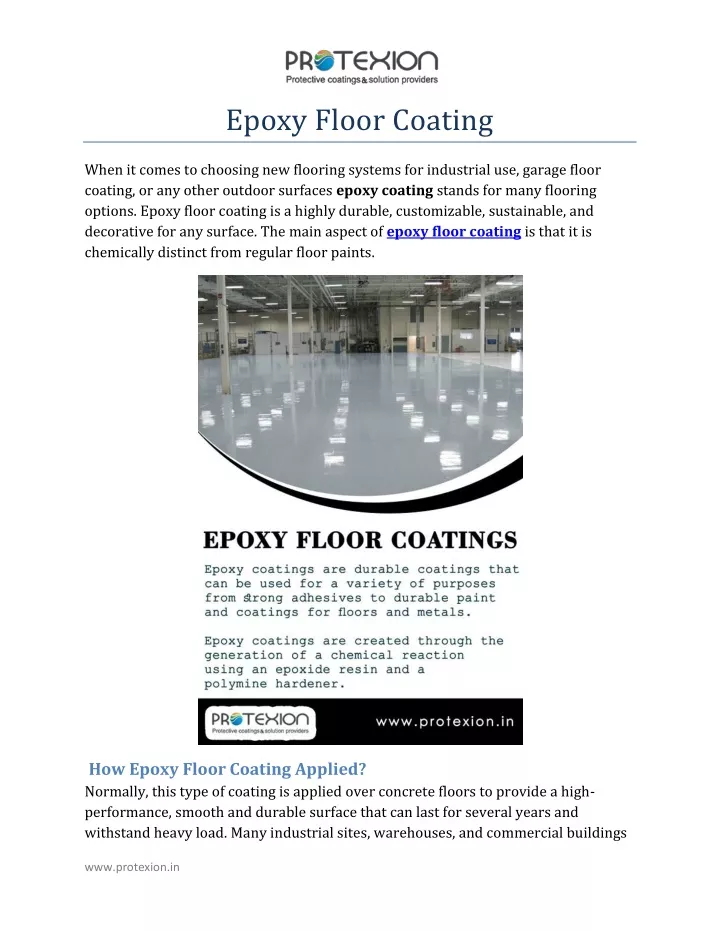 epoxy floor coating n.