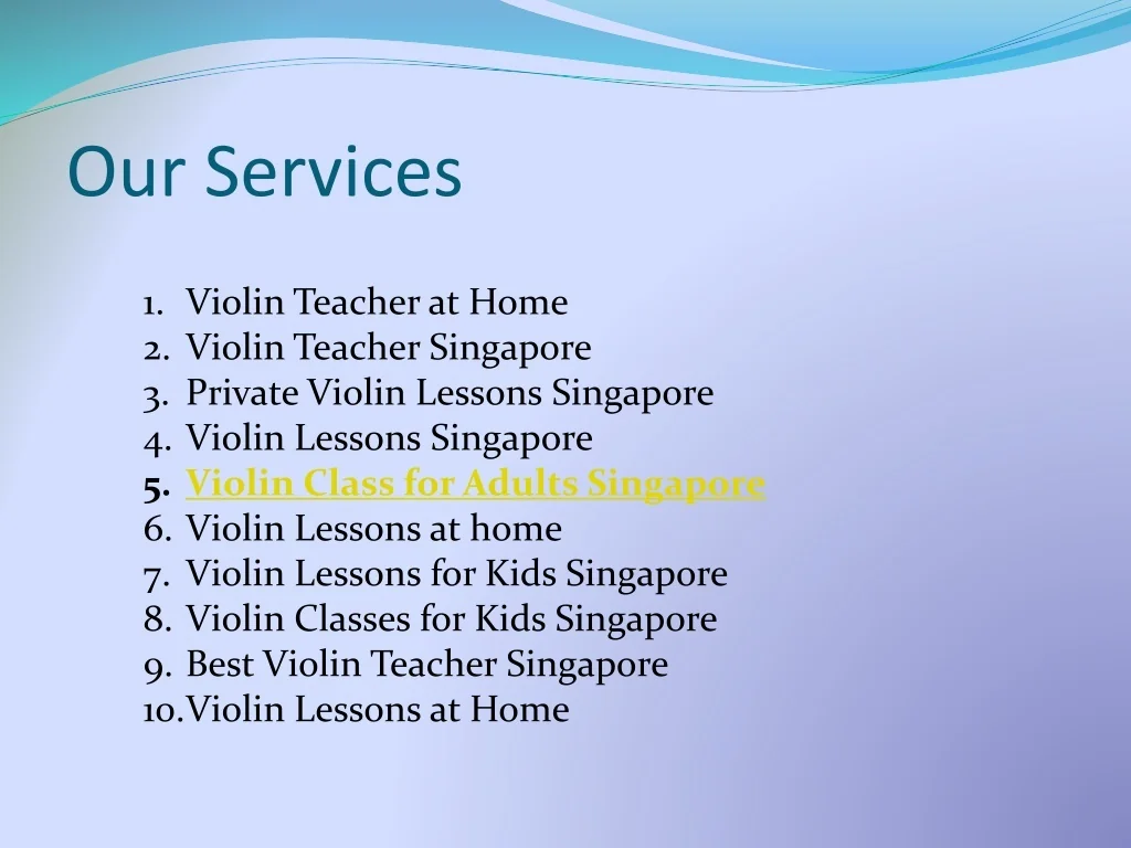 PPT Best Violin Teacher Singapore PowerPoint Presentation, free