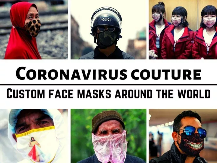 coronavirus couture custom face masks around the world n.