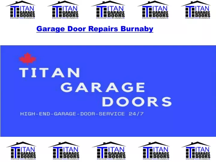 garage door repairs burnaby n.