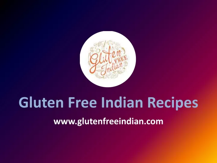 gluten free indian recipes n.