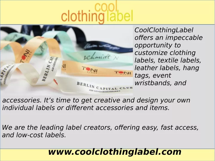 coolclothinglabel offers an impeccable n.