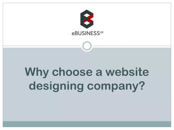 why choose a website designing company n.