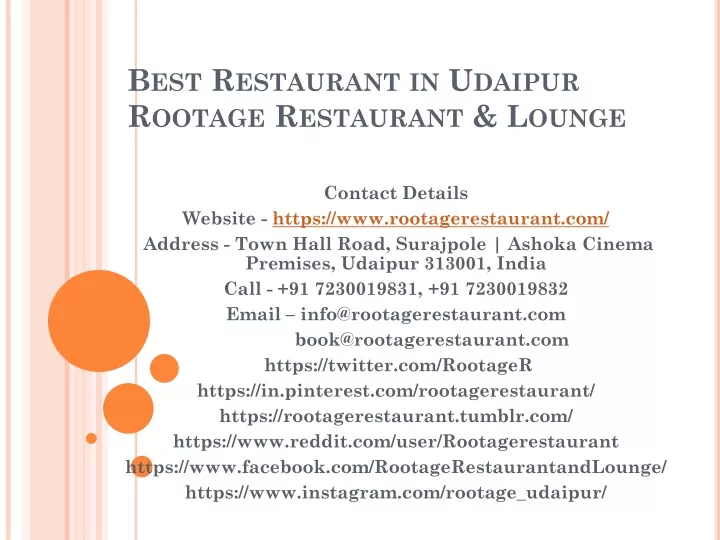 best restaurant in udaipur rootage restaurant lounge n.