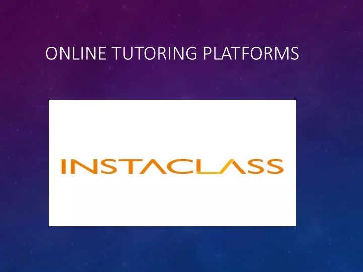 online tutoring platforms n.