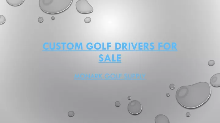 custom golf drivers for sale n.