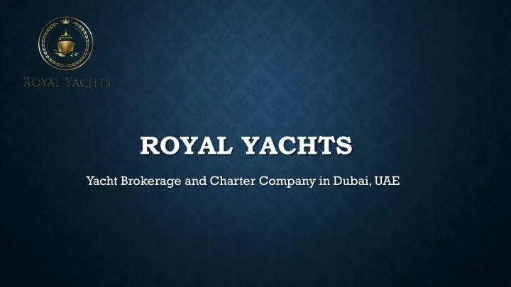 royal yachts n.