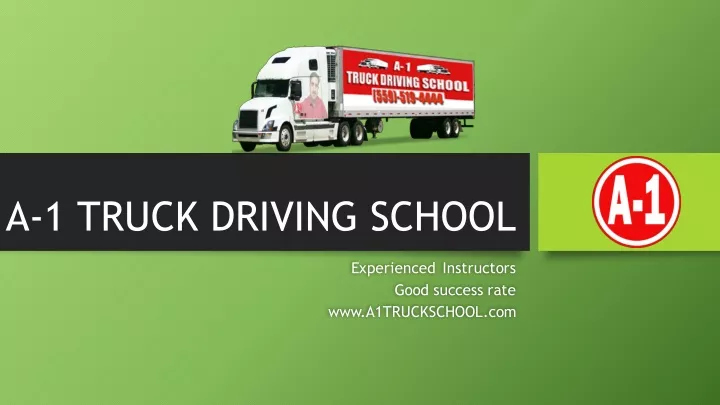 a 1 truck driving school n.