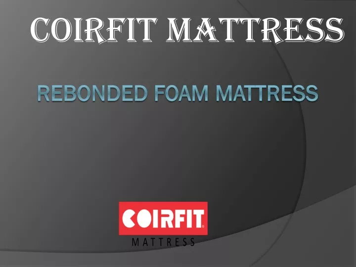coirfit mattress n.