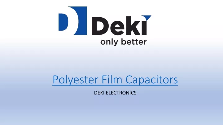 polyester film capacitors n.