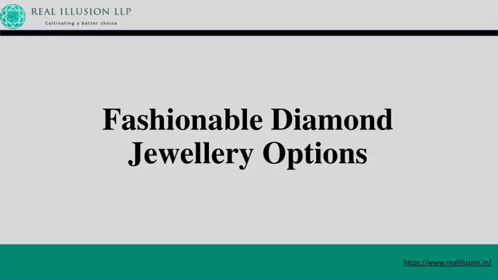 fashionable diamond jewellery options n.