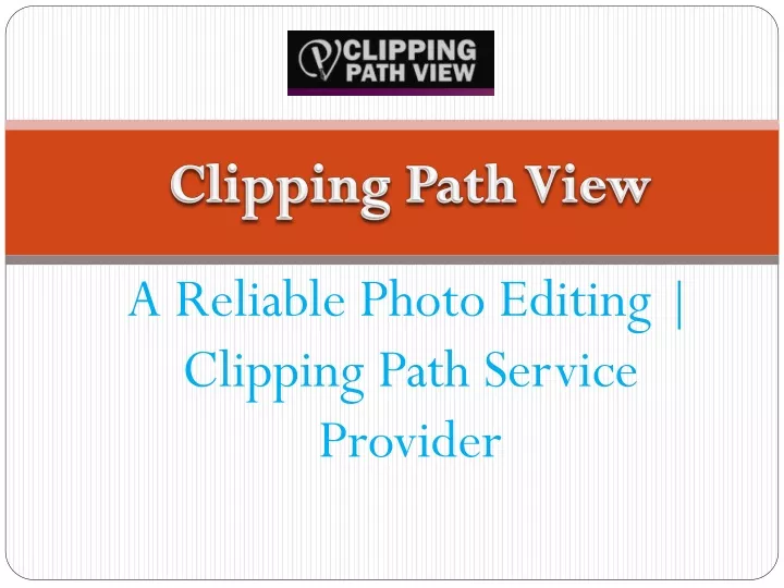 clipping path view n.
