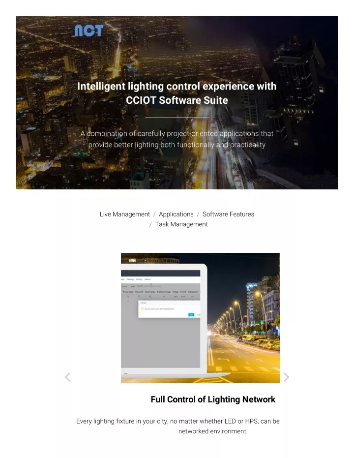 intelligent lighting control experience with n.