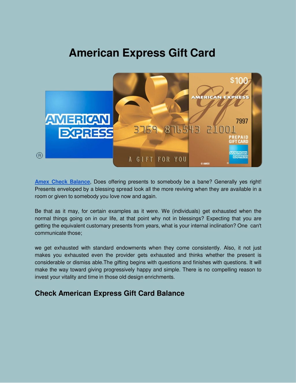 How to Quickly Inspect Check Mastercard Gift Card Balance